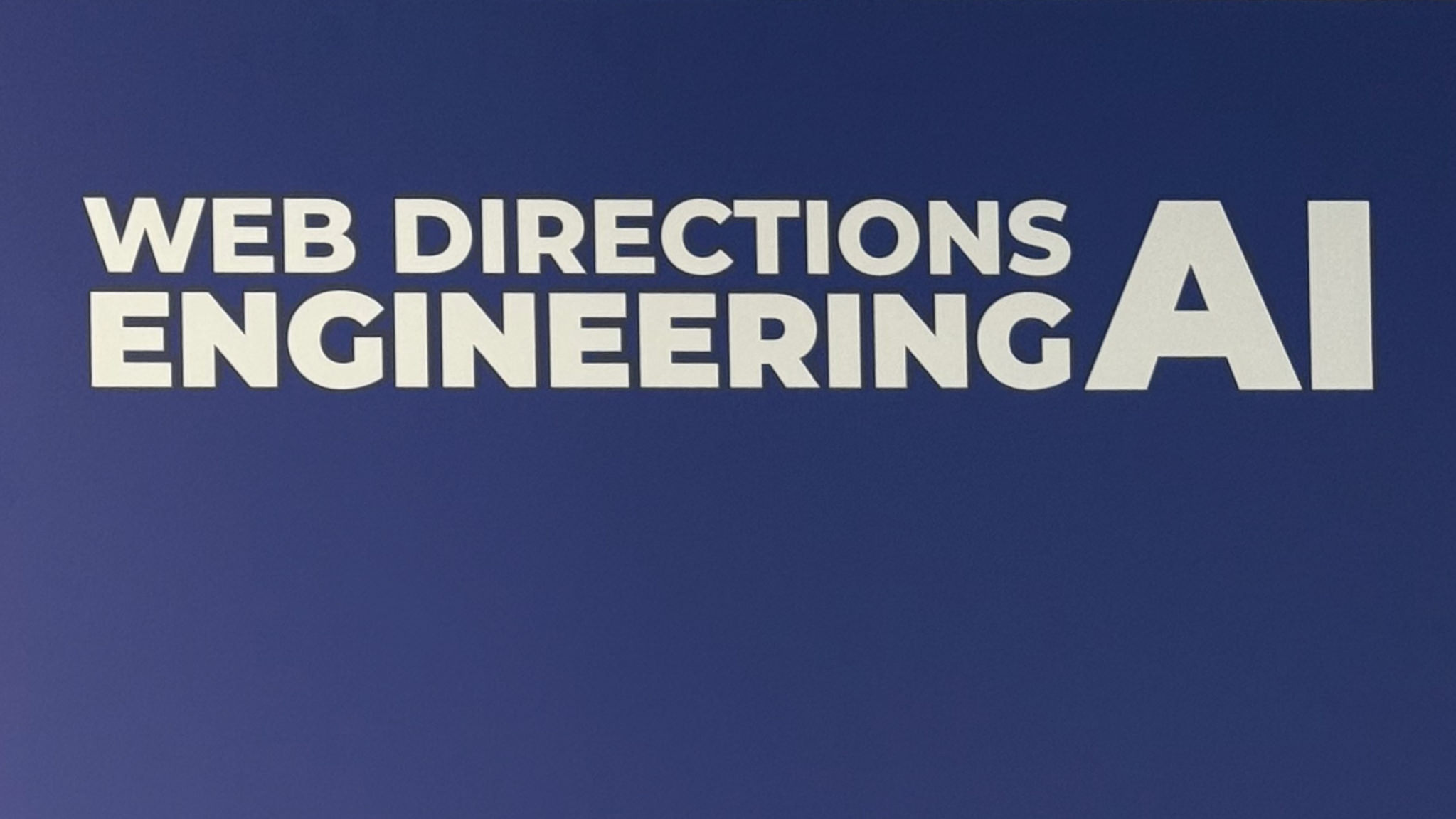 Web Directions Engineering AI Notes